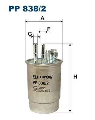 Fuel Filter FILTRON PP 838/2)