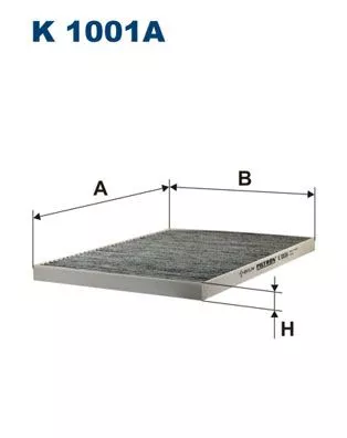 Filter, cabinelucht FILTRON K 1001A)