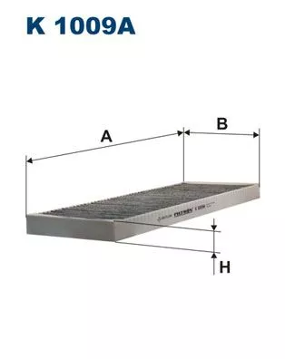Filter, cabinelucht FILTRON K 1009A)