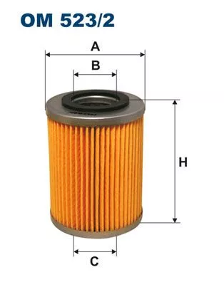 Oliefilter FILTRON OM 523/2)