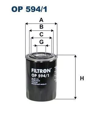 Oliefilter FILTRON OP 594/1)