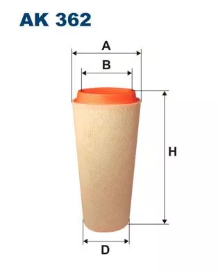 Air Filter FILTRON AK 362)