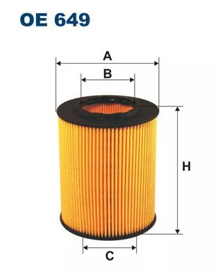 Oliefilter FILTRON OE 649)