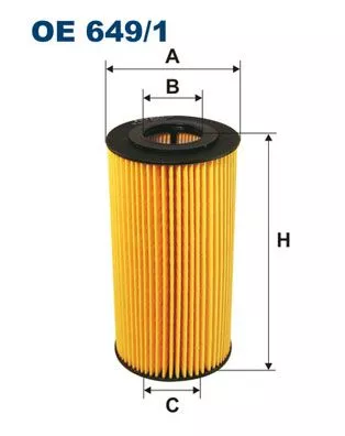 Oliefilter FILTRON OE 649/1)
