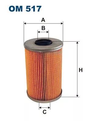 Oliefilter FILTRON OM 517)