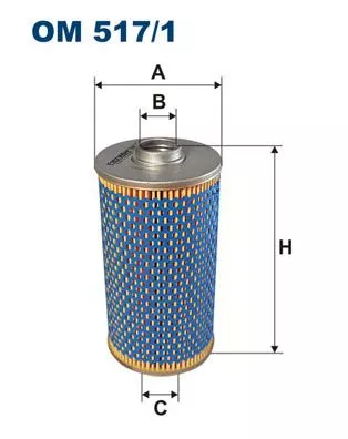 Oliefilter FILTRON OM 517/1)