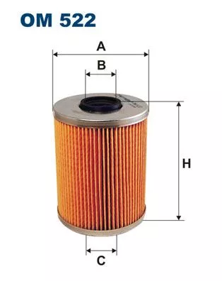 Oliefilter FILTRON OM 522)