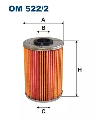 Oliefilter FILTRON OM 522/2)