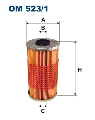Oliefilter FILTRON OM 523/1)