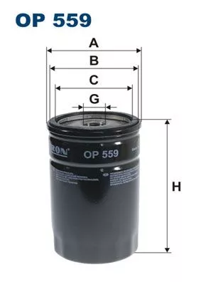 Oil Filter FILTRON OP 559)