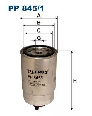 Fuel Filter FILTRON PP 845/1)