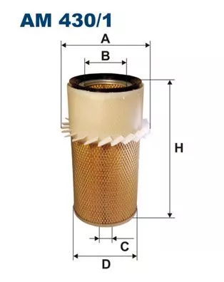 Air Filter FILTRON AM 430/1)
