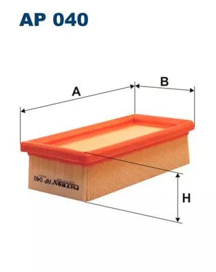 Air Filter FILTRON AP 040)