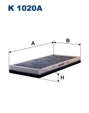 Filter, cabinelucht FILTRON K 1020A)