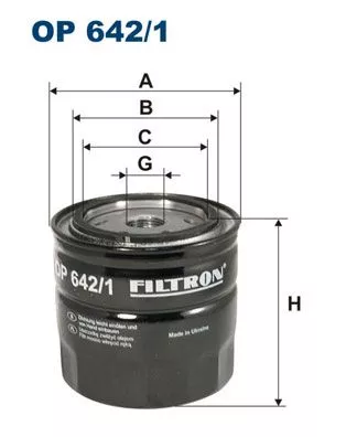 Oil Filter FILTRON OP 642/1)