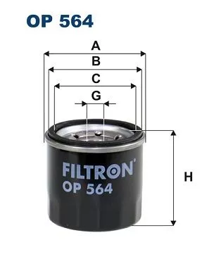 Oil Filter FILTRON OP 564)
