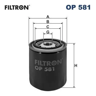 Filter, operating hydraulics FILTRON OP 581)