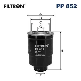 Fuel Filter FILTRON PP 852)