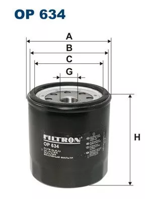 Oil Filter FILTRON OP 634)