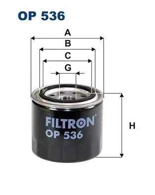 Oil Filter FILTRON OP 536)