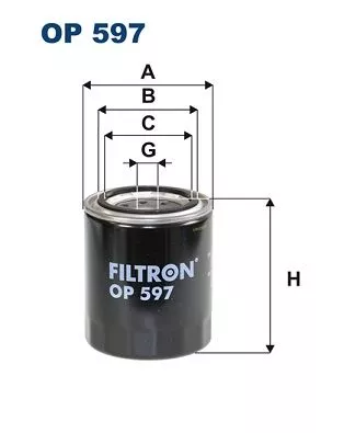 Oil Filter FILTRON OP 597)