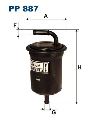 Fuel Filter FILTRON PP 887)