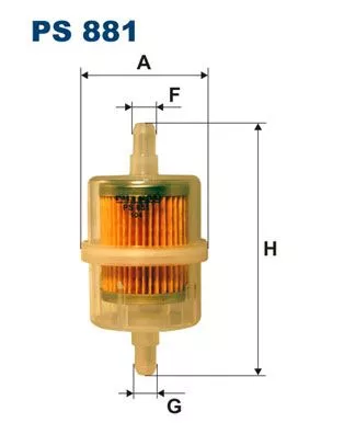 Fuel Filter FILTRON PS 881)