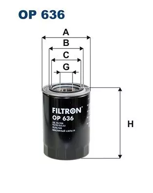 Oil Filter FILTRON OP 636)