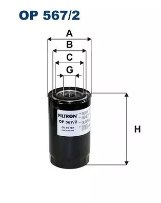 Oil Filter FILTRON OP 567/2)