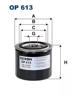 Oil Filter FILTRON OP 613)