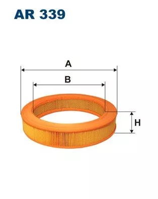 Luchtfilter FILTRON AR 339)