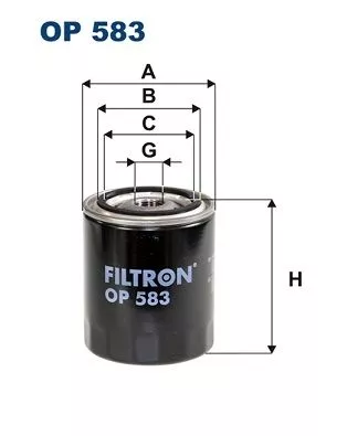 Oliefilter FILTRON OP 583)