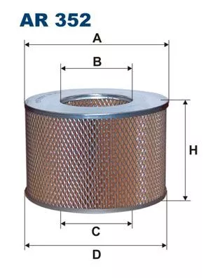 Luchtfilter FILTRON AR 352)