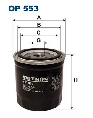 Oil Filter FILTRON OP 553)