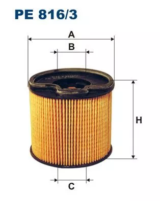 Fuel Filter FILTRON PE 816/3)