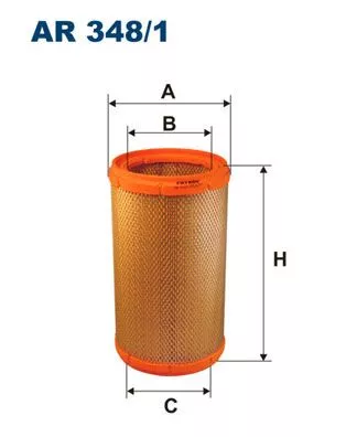 Luchtfilter FILTRON AR 348/1)