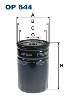 Oil Filter FILTRON OP 644)