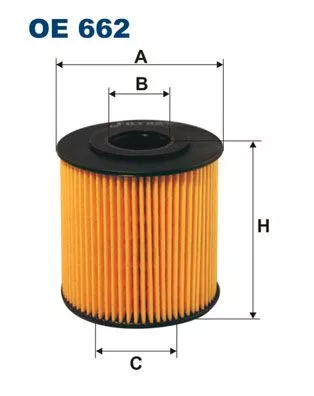 Oliefilter FILTRON OE 662)