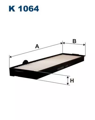 Filter, cabinelucht FILTRON K 1064)