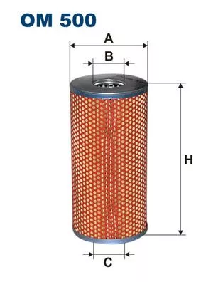 Oliefilter FILTRON OM 500)