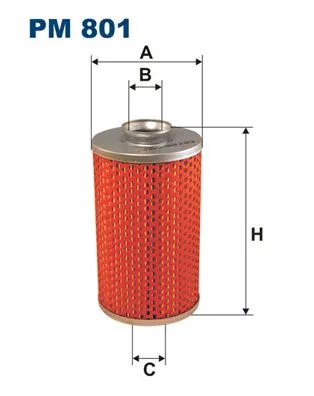 Fuel Filter FILTRON PM 801)