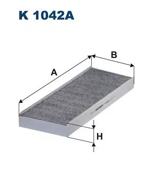 Filter, cabinelucht FILTRON K 1042A)