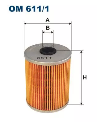 Filter, hydraulische bediening FILTRON OM 611/1)