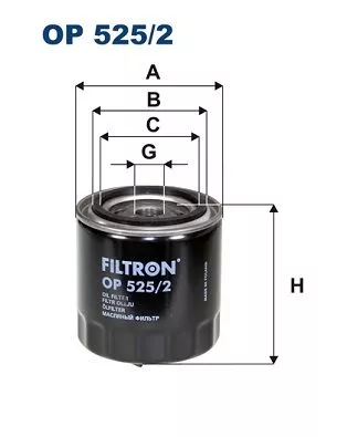 Oil Filter FILTRON OP 525/2)