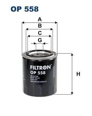 Oil Filter FILTRON OP 558)