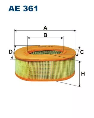 Luchtfilter FILTRON AE 361)