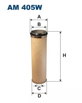 Secondary Air Filter FILTRON AM 405W)
