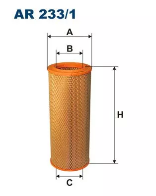 Luchtfilter FILTRON AR 233/1)