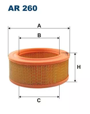 Luchtfilter FILTRON AR 260)