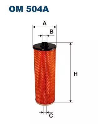Oliefilter FILTRON OM 504A)